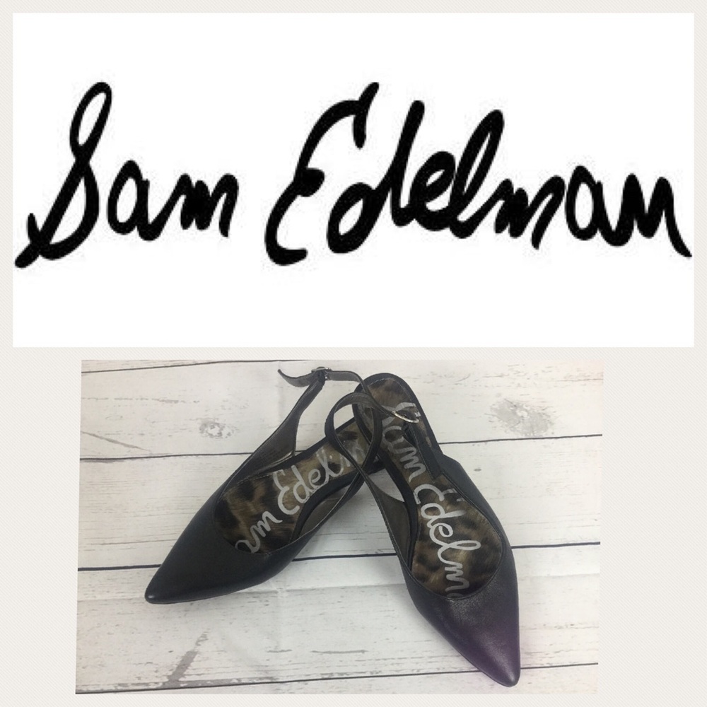 Sam Edelman Black Flat Shoes  Sz 6